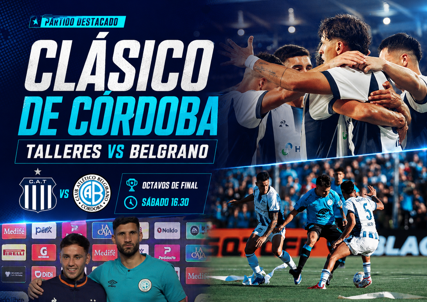 Talleres y Belgrano se enfrentan por los octavos del Apertura. Conocé la previa, formaciones, estadísticas, claves y pronóstico del clásico.