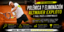 Daniel Altmaier pateó su raqueta hacia la tribuna y cayó ante Tommy Paul en los cuartos del ATP 500 de Hamburgo.