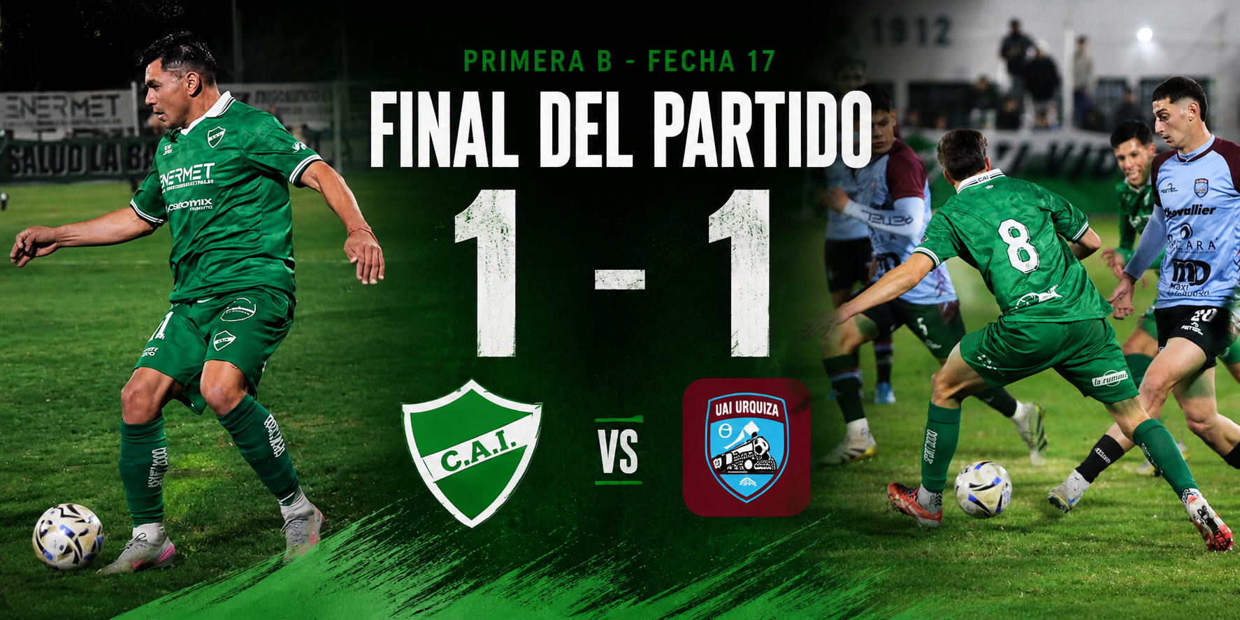 Ituzaingó empató 1-1 con UAI Urquiza en el Carlos Sacaan y sigue sin ganar en la Primera B. Segundo Gras y Valentín Albano marcaron los goles.
