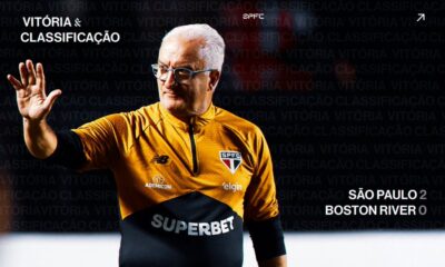 São Paulo venció 2-0 a Boston River en el Morumbí por la CONMEBOL Sudamericana. El Tricolor terminó líder del Grupo C y avanzó a octavos.