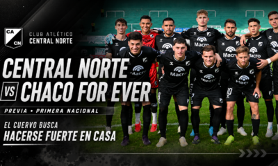 Central Norte recibe a Chaco For Ever por la Primera Nacional en un duelo directo por la permanencia. Formaciones, estadísticas y pronóstico.