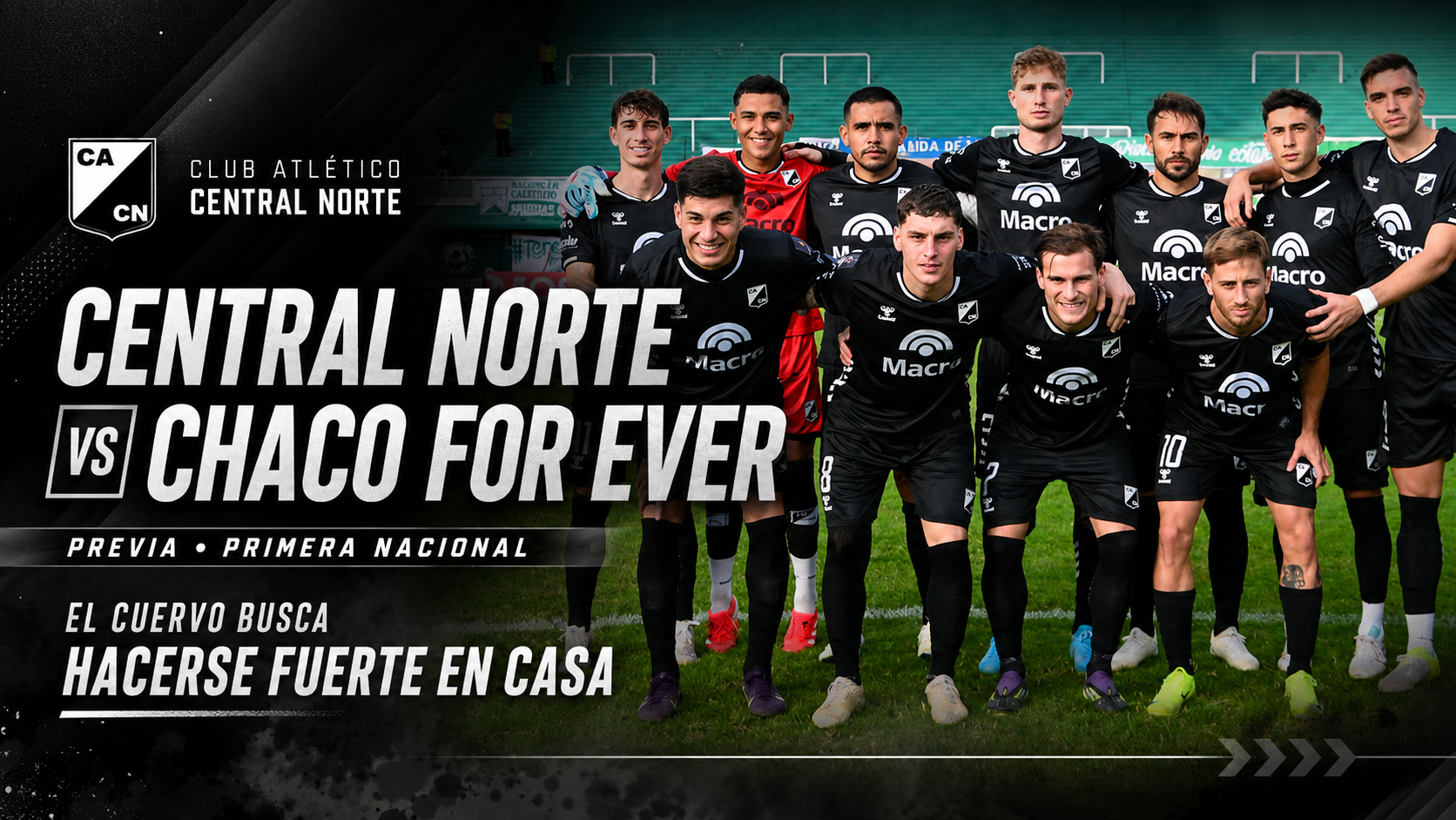 Central Norte recibe a Chaco For Ever por la Primera Nacional en un duelo directo por la permanencia. Formaciones, estadísticas y pronóstico.