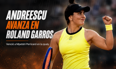 Bianca Andreescu venció a Daphnée Mpetshi Perricard por 6-3 y 6-2 en la qualy de Roland Garros y tuvo un emotivo gesto con la joven francesa