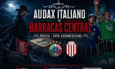 Audax Italiano y Barracas Central se enfrentan por la Copa Sudamericana 2026 en un duelo decisivo del Grupo G. Hora, TV, cómo llegan