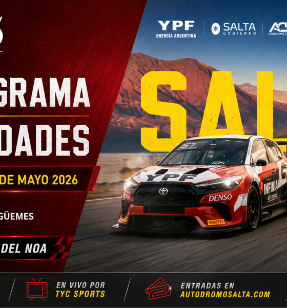El TC2000 confirmó los horarios para la Fecha 4 en Salta. La actividad será del 22 al 24 de mayo en el Autódromo Martín Miguel de Güemes, con clasificación y final por TyC Sports.