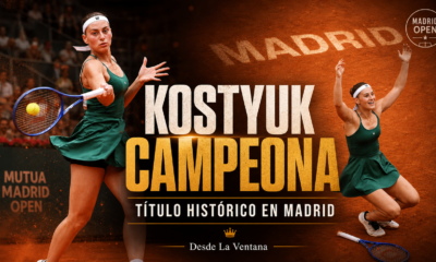 Marta Kostyuk venció a Mirra Andreeva por 6-3 y 7-5 en la final del Madrid Open y consiguió el título más importante de su carrera