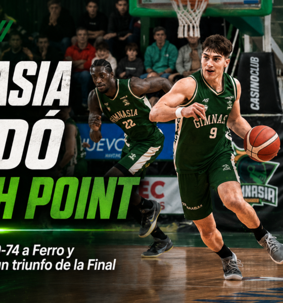 Gimnasia volvió a ganar en el Socios Fundadores: venció 79-74 a Ferro, quedó 2-0 en semifinales y está a un triunfo de jugar la Final