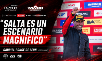 Gabriel Ponce de León anticipó la fecha del TC2000 en Salta y aseguró que el Martín Miguel de Güemes es “un escenario magnífico”.