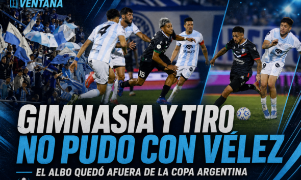 Gimnasia y Tiro de Salta perdió 2-0 ante Vélez Sarsfield en Caseros y quedó eliminado en los 16avos de final de la Copa Argentina 2026.