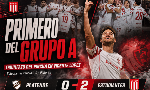 Estudiantes de La Plata venció 2-0 a Platense en Vicente López con goles de Alexis Castro y Lucas Alario. El Pincha llegó a 31 puntos, superó a Boca y terminó como líder de la Zona A del Torneo Apertura 2026.