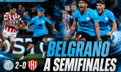Belgrano derrotó 2-0 a Unión en Córdoba, con goles de Adrián Sánchez y Ramiro Hernandes, y avanzó a las semifinales del Apertura