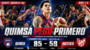 Quimsa venció 85-59 a Instituto en el Estadio Ciudad, se quedó con el primer punto de la serie de cuartos de final y arrancó 1-0 arriba