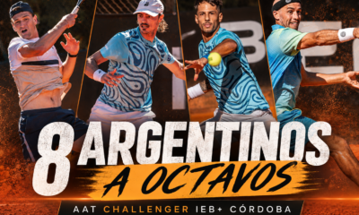 Ocho argentinos jugarán los octavos del AAT Challenger Córdoba este miércoles en el Córdoba Lawn Tenis Club, con entrada libre y gratuita.