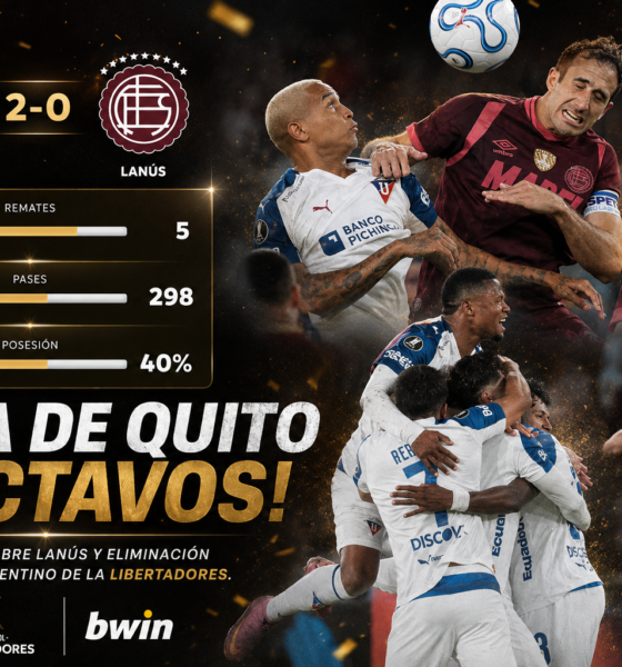 Liga de Quito venció 2-0 a Lanús en Ecuador, clasificó a octavos de final de la Copa Libertadores 2026 y dejó eliminado al Granate.