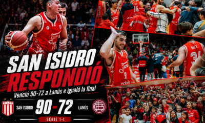 San Isidro superó con autoridad a Lanús por 90-72, igualó la final de La Liga Argentina y recuperó su mejor versión.
