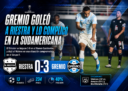Deportivo Riestra perdió 3-0 ante Gremio en el Nuevo Gasómetro por la Copa Sudamericana 2026 y quedó muy complicado en el Grupo F.