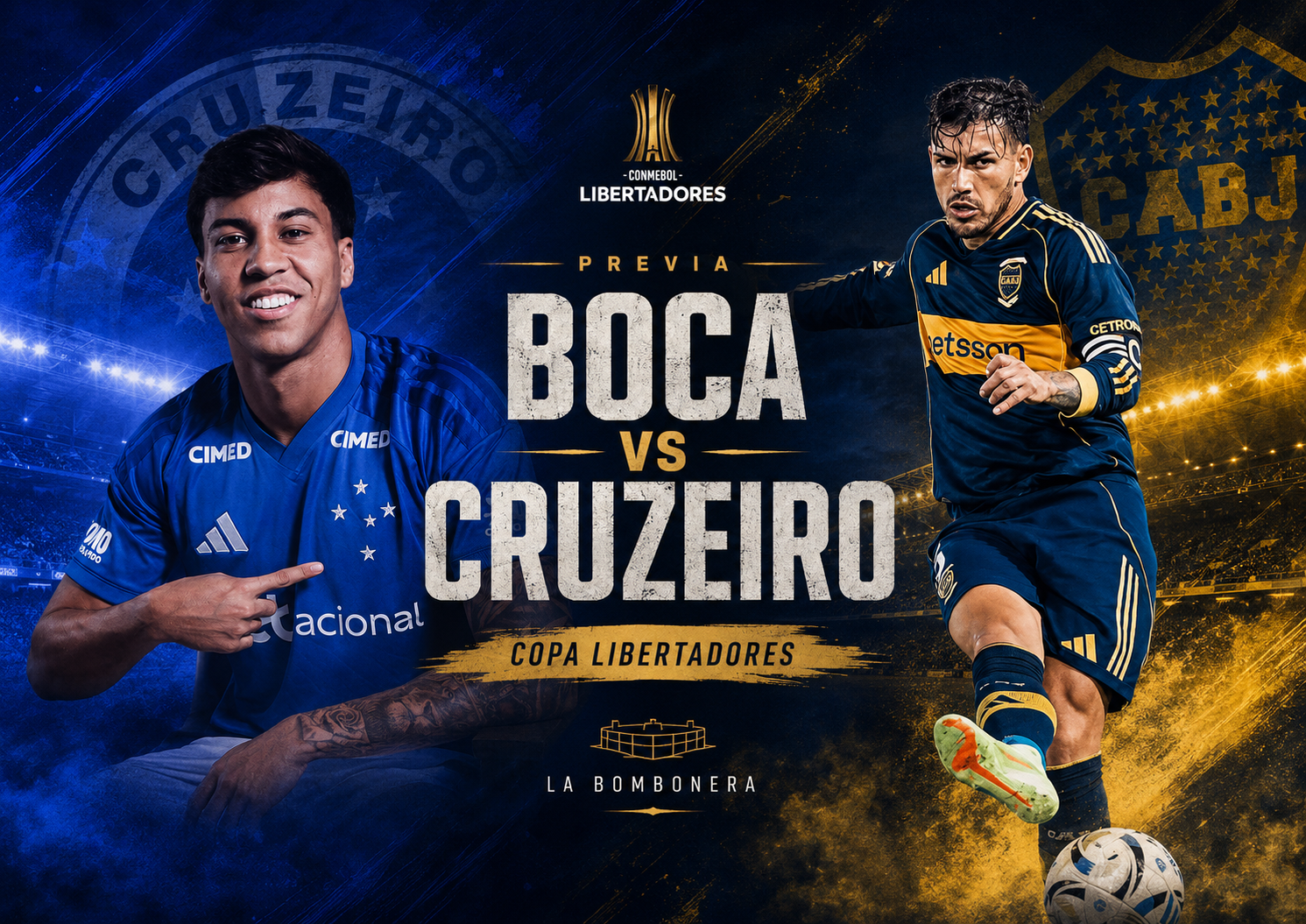 Boca Juniors recibe a Cruzeiro por la Copa Libertadores 2026. El Xeneize necesita ganar en La Bombonera para volver a zona de clasificación.