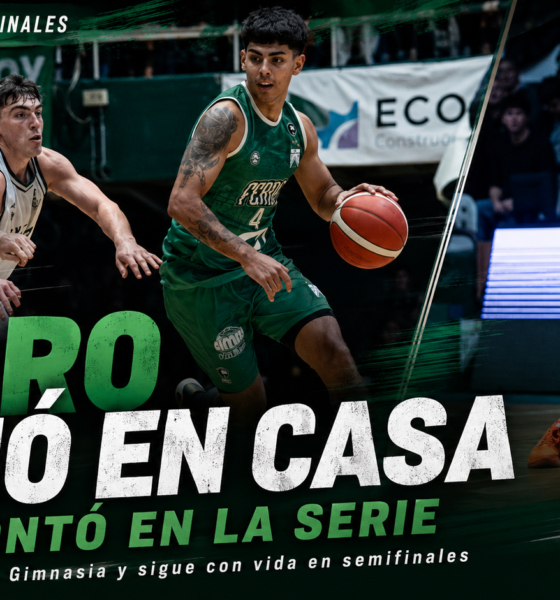 Ferro ganó en casa, derrotó 74-70 a Gimnasia y Esgrima de Comodoro Rivadavia y descontó en la serie semifinal de La Liga Nacional.
