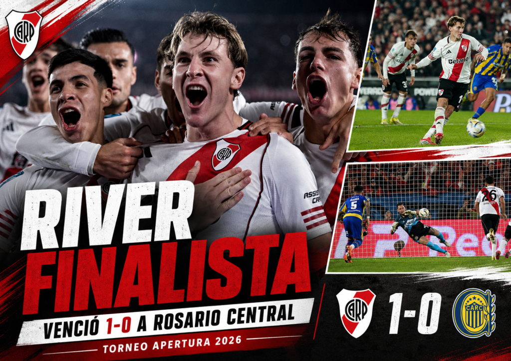River le ganó a Rosario Central y está en la final del Torneo Apertura ...