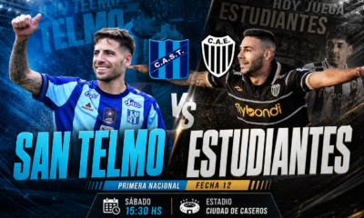 Estudiantes recibe a San Telmo por la fecha 12 de la Primera Nacional. Estadísticas, formaciones probables y pronóstico del partido.