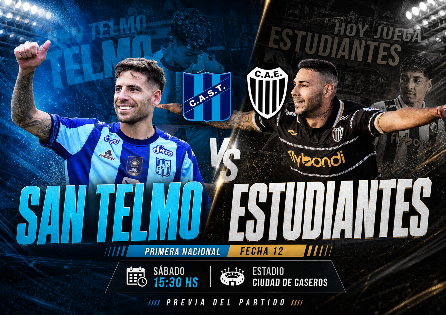 Estudiantes recibe a San Telmo por la fecha 12 de la Primera Nacional. Estadísticas, formaciones probables y pronóstico del partido.