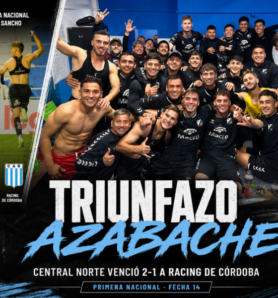 Central Norte venció 2-1 a Racing de Córdoba como visitante, cortó una racha de seis partidos sin ganar y salió de zona de descenso.