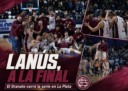 Lanús venció a Gimnasia por 66 a 59 como visitante, cerró la serie semifinal 3-1 y jugará la final de La Liga Argentina ante San Isidro.