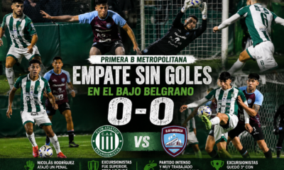 Excursionistas empató 0-0 ante UAI Urquiza en el Bajo Belgrano, dejó escapar puntos clave y Nicolás Rodríguez fue figura al atajar un penal.