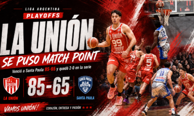 La Unión de Colón derrotó a Santa Paula por 85 a 65, puso la serie 2-0 y quedó match point en los cuartos de final de La Liga Argentina.