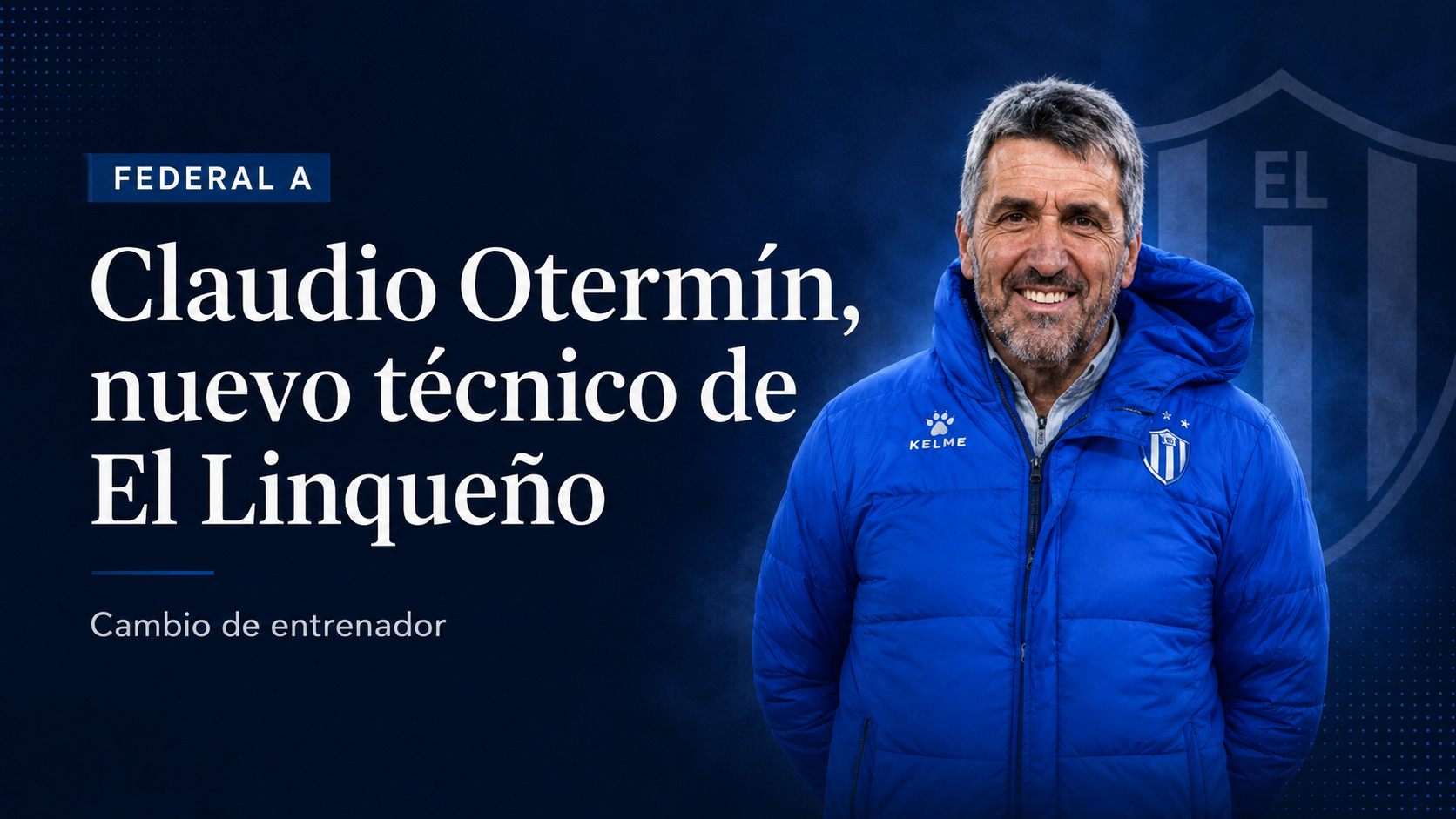 Claudio Otermín fue confirmado como nuevo técnico de El Linqueño tras la salida de Claudio Spontón. El CAEL suma 9 puntos, está octavo