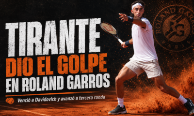 Thiago Tirante venció a Alejandro Davidovich Fokina por 4-6, 7-6, 6-1 y 6-3 en Roland Garros 2026 y logró su mejor resultado en Grand Slam.
