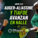 Felix Auger-Aliassime y Frances Tiafoe debutaron con autoridad en Halle y se metieron en segunda ronda.