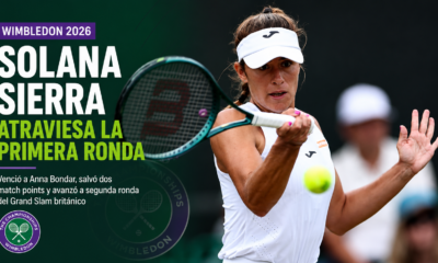 Solana Sierra venció a Anna Bondar, salvó dos match points y avanzó a segunda ronda de Wimbledon 2026.