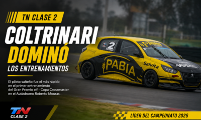 Francisco Coltrinari dominó el primer entrenamiento del TN Clase 2 en La Plata con el Peugeot 208 de Saturni Racing.