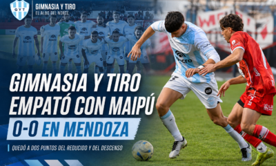 Gimnasia y Tiro igualó sin goles ante Deportivo Maipú y quedó en una posición límite entre la ilusión del Reducido y la preocupación por el descenso.