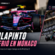 Franco Colapinto tuvo una tercera práctica complicada en el GP de Mónaco: trompo, daños en Alpine y 19° puesto. Kimi Antonelli el más rápido.