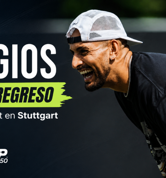 Nick Kyrgios derrotó a Corentin Moutet en Stuttgart y logró su primera victoria sobre césped desde Wimbledon 2022.