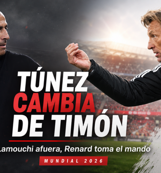 Túnez despidió a Sabri Lamouchi tras la goleada 5-1 ante Suecia y contrató a Hervé Renard para seguir en el Mundial 2026.
