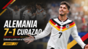 Alemania goleó 7-1 a Curazao en el Grupo E del Mundial 2026 con doblete de Havertz y una actuación ofensiva demoledora.