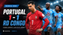 Portugal no pudo sostener la ventaja inicial y empató 1-1 ante RD Congo en un debut mundialista marcado por la falta de ritmo, la reacción africana y una tarde discreta de Cristiano Ronaldo.
