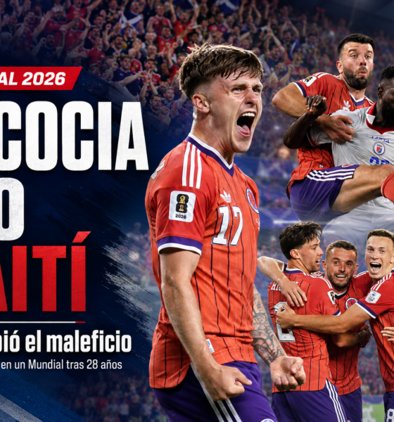 Escocia venció 1-0 a Haití en el Mundial 2026, cortó 28 años sin goles y lidera el Grupo C tras un partido muy sufrido.
