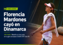Florencia Mardones cayó ante Agnes Bang Kjaersgaard por 6-4, 4-6 y 6-2 en el J60 Holte de Dinamarca, en el inicio de su gira europea