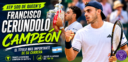 Francisco Cerúndolo venció a Tommy Paul, es campeón en Queen’s y logró el primer ATP 500 de su carrera sobre césped.