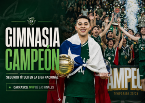 Gimnasia de Comodoro venció 68-56 a Quimsa, ganó la final 4-2 y se consagró campeón de La Liga Nacional 2025/26.