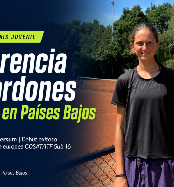Florencia Mardones debutó con triunfo en Países Bajos y sigue sumando experiencia en la gira europea COSAT/ITF Sub 16.