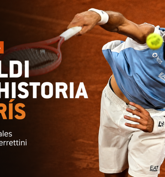Matteo Arnaldi avanzó a semifinales de Roland Garros tras el retiro de Matteo Berrettini y logró un récord histórico fuera del Top 100.