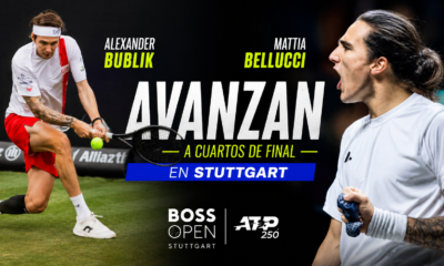 Alexander Bublik y Mattia Bellucci siguen brillando en Stuttgart y ya están entre los ocho mejores del torneo.