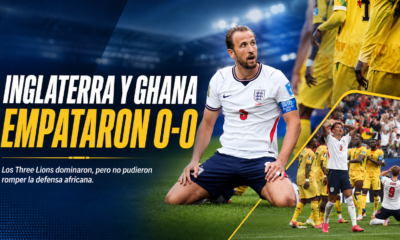Inglaterra dominó, Ghana resistió y el 0-0 dejó abierto el panorama del Grupo L en el Mundial 2026.