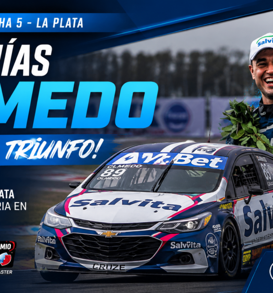 Jeremías Olmedo logró su primer triunfo en el TN Clase 3 tras dominar la final en La Plata.