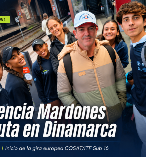 Florencia Mardones debuta en Dinamarca ante Anna Vinten y pone en marcha su histórica gira europea con el equipo COSAT/ITF Sub 16.